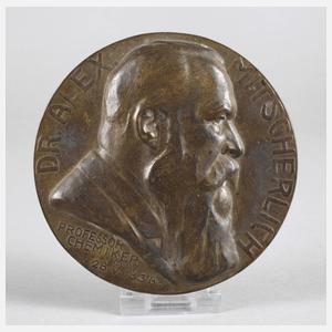 Bronzeplakette Prof. Dr. Alex. Mitscherlich