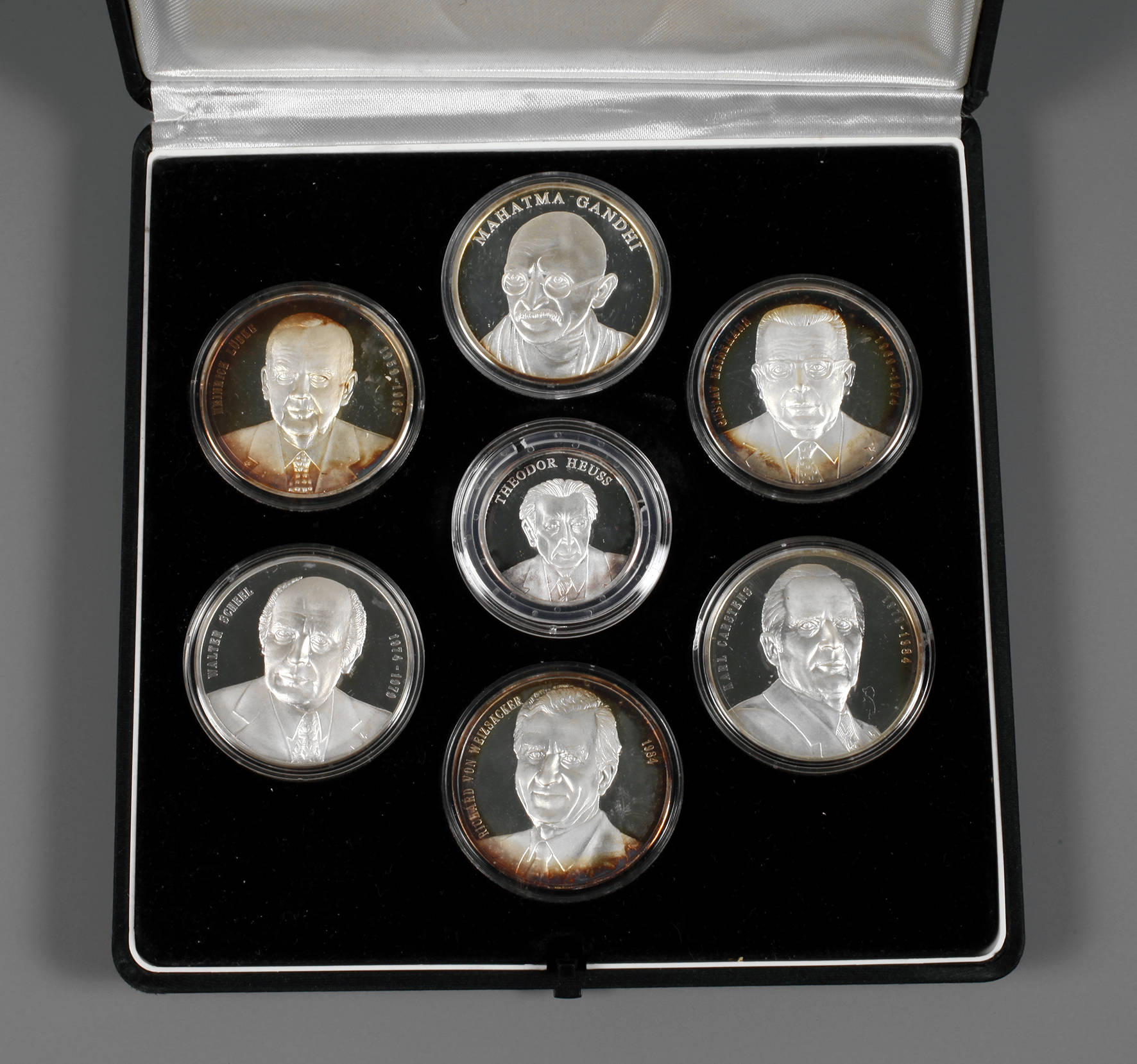 Sieben Medaillen BRD