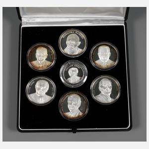 Sieben Medaillen BRD