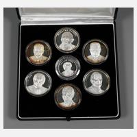 Sieben Medaillen BRD111