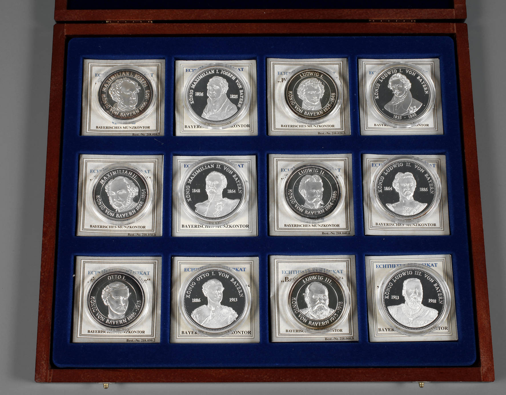 Silbermedaillen Bayerische Könige