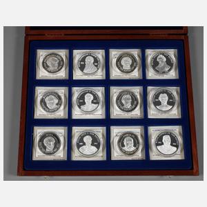 Silbermedaillen Bayerische Könige