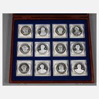 Silbermedaillen Bayerische Könige111