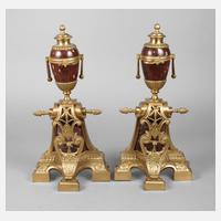 Paar prächtige Kaminböcke111