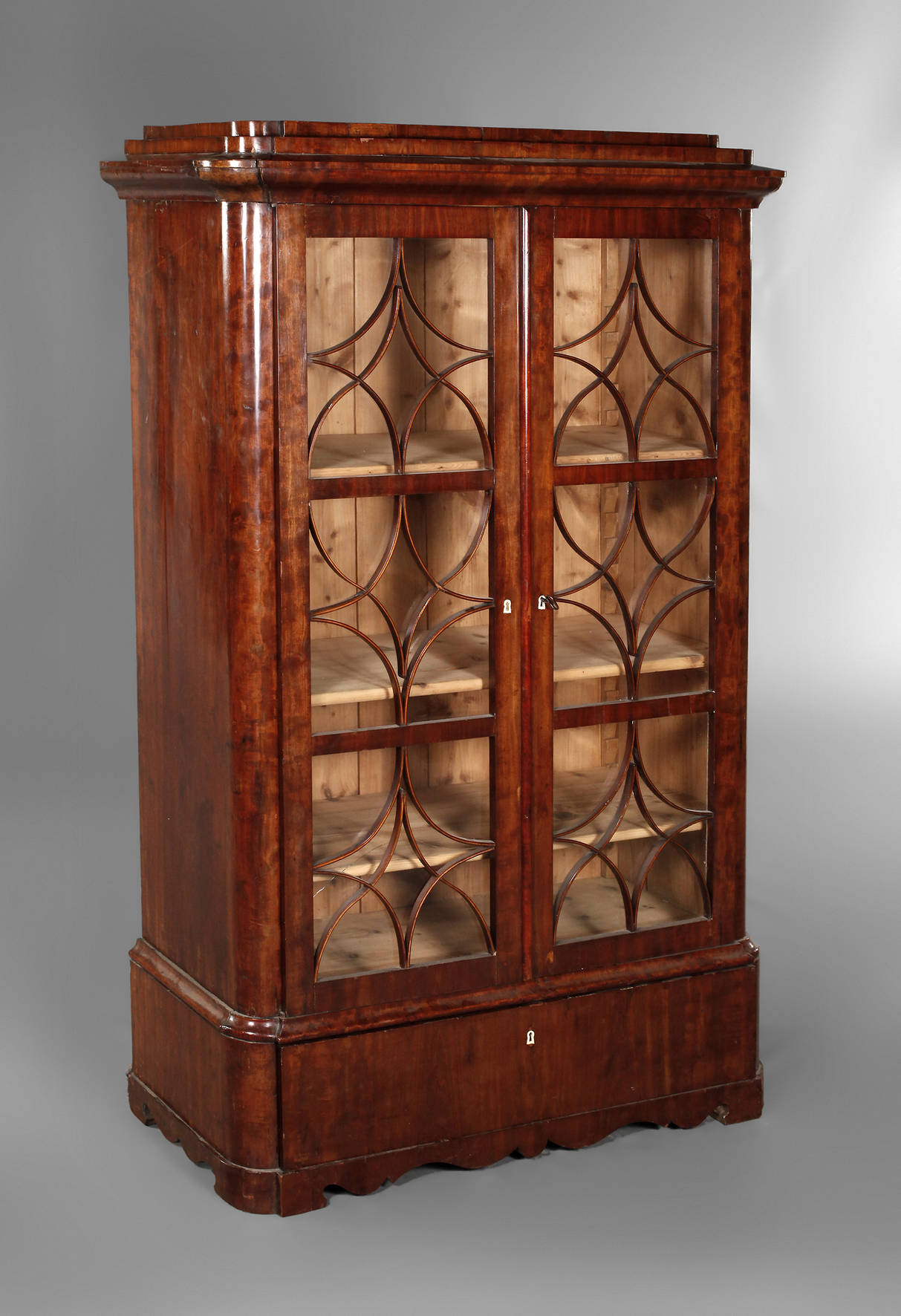 Bücherschrank Biedermeier