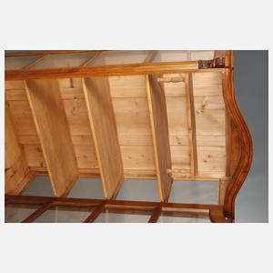 Dreiseiten Glasvitrine