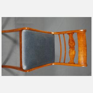 Sechs Biedermeier Stühle