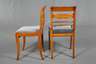 Sechs Biedermeier Stühle