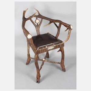 Jagdlicher Armlehnsessel