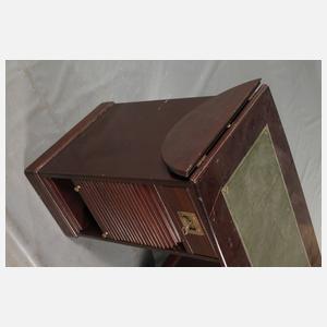 Rollschreibtisch Mahagoni