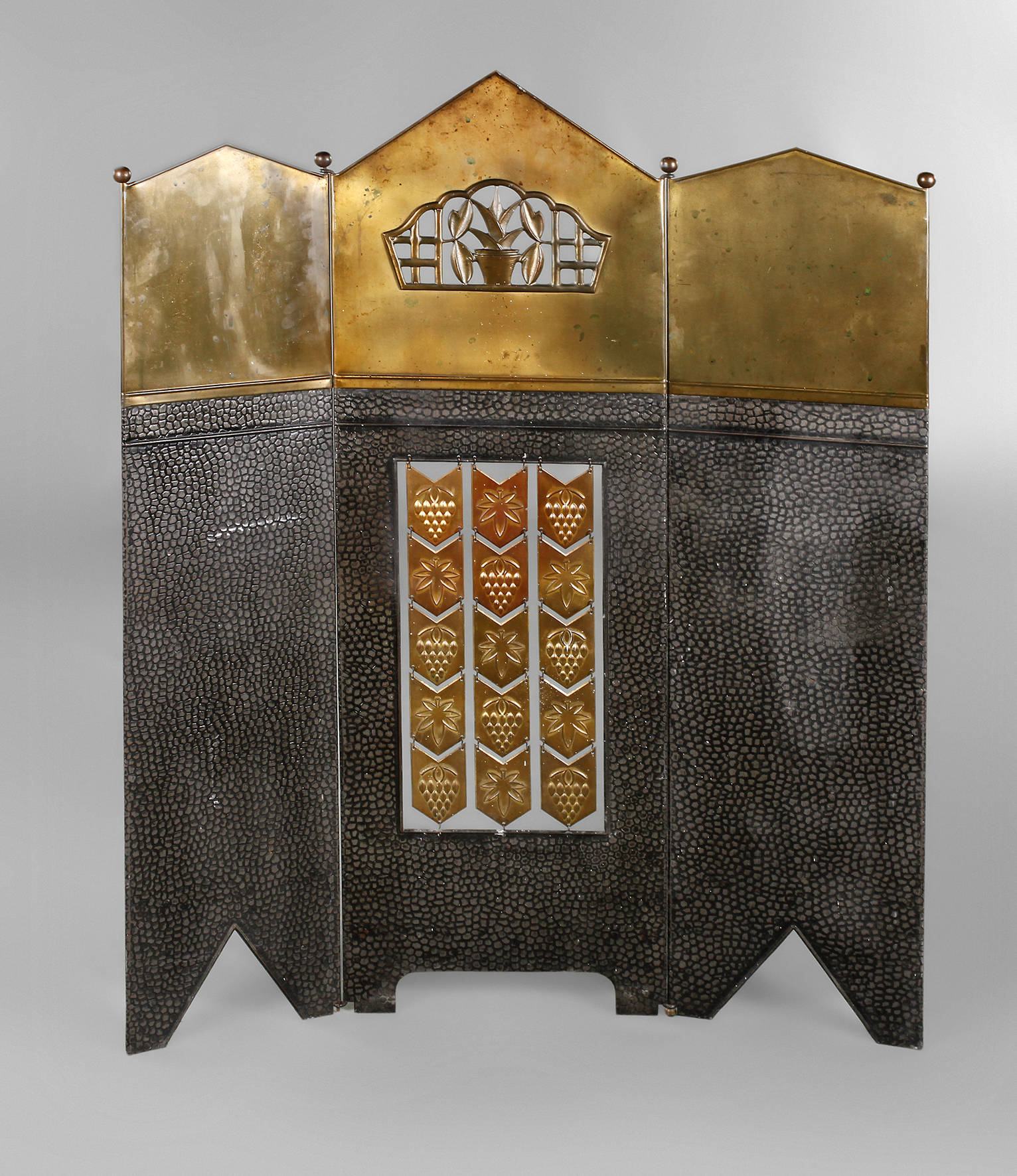 Dreiflügeliger Ofenschirm