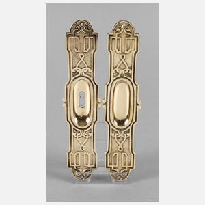 Zwei Schiebetürbeschläge