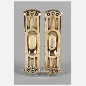 Zwei Schiebetürbeschläge