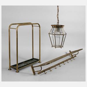 Flurgarderobe Messing