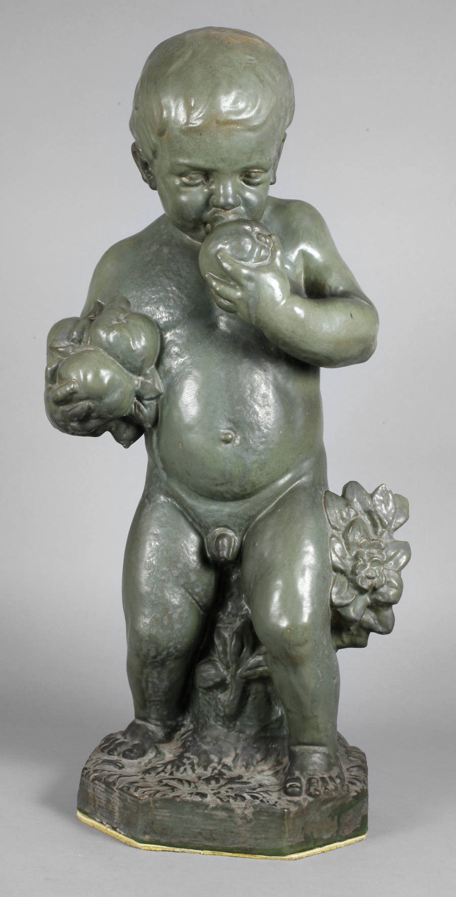 Gartenplastik Jahreszeiten Putto