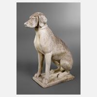 Gartenplastik Jagdhund111