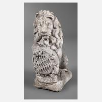 Gartenfigur bayrischer Löwe111