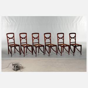 Sechs Stühle Maison Édouard Diot,