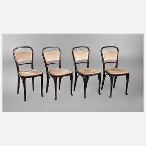 Vier Stühle Gustav Siegel