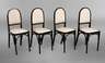 Vier Stühle Bugholz