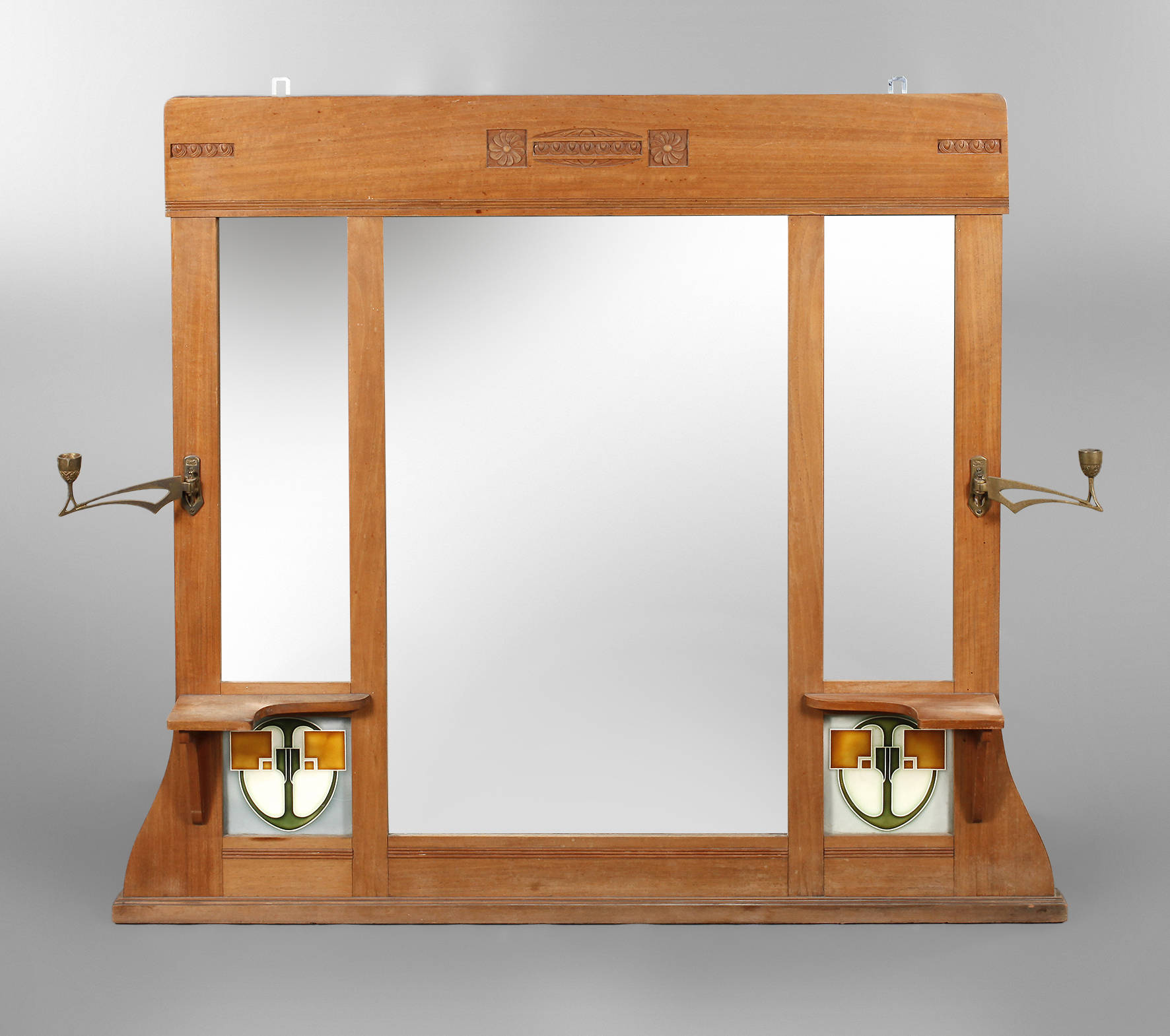 Aufsatzspiegel Jugendstil