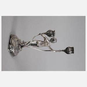 Figürlicher Jugendstilleuchter Moritz Hacker Wien