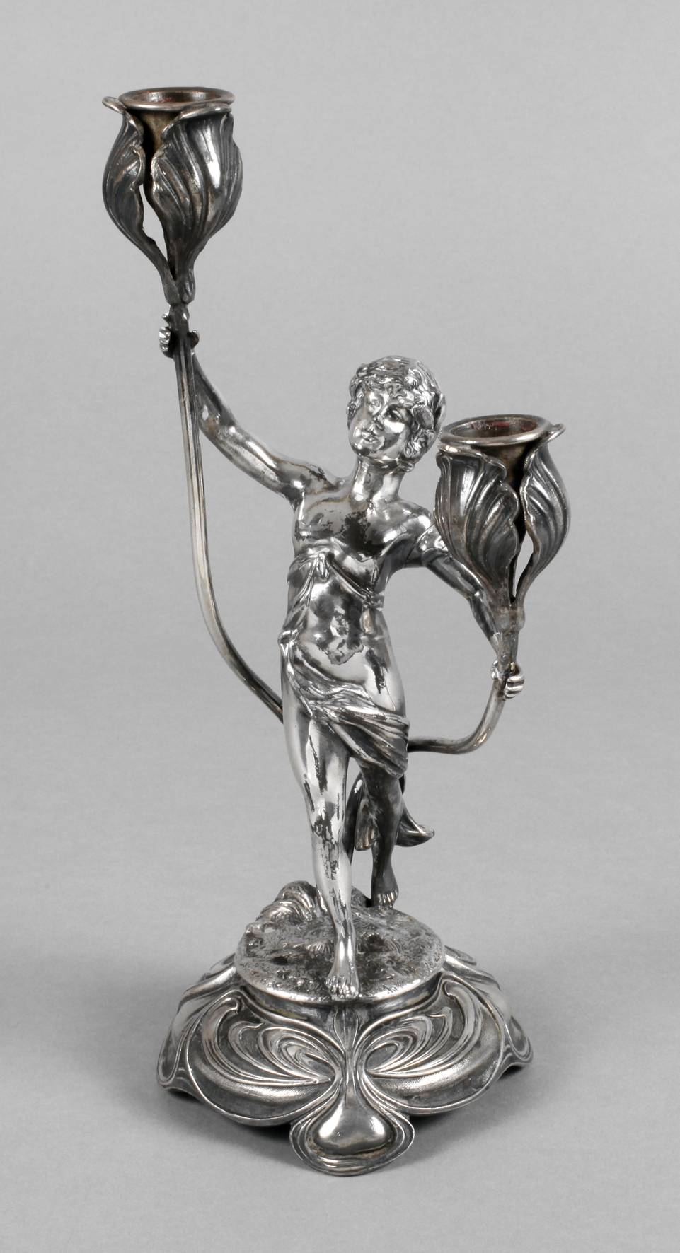 Figürlicher Jugendstilleuchter Moritz Hacker Wien