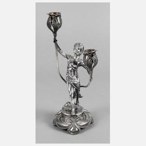 Figürlicher Jugendstilleuchter Moritz Hacker Wien