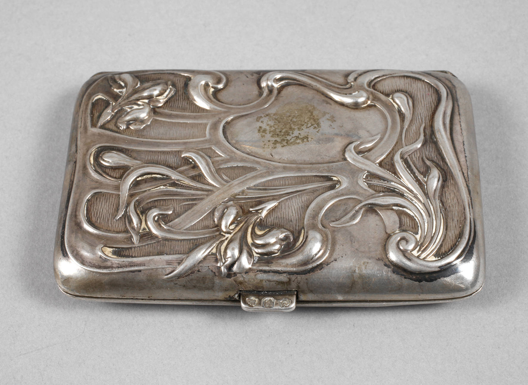 Silber Zigarettendose Jugendstil