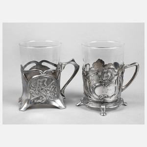 WMF Geisslingen zwei Teeglashalter