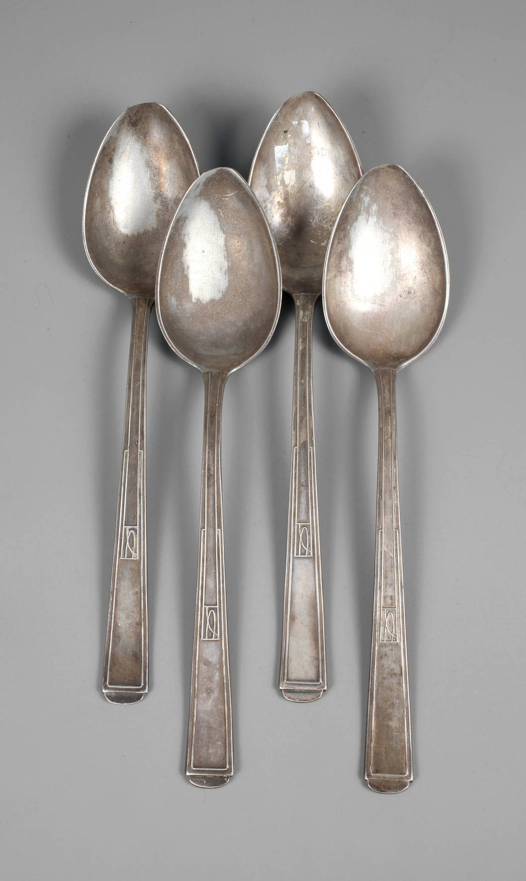 Vier Speiselöffel Joseph Maria Olbrich