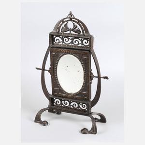 Jugenstil Tischspiegel schmiedeeisen