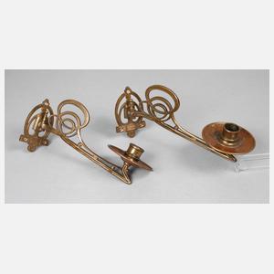 Paar Klavierleuchter