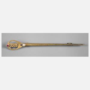 Feine Jugendstil Krawattennadel