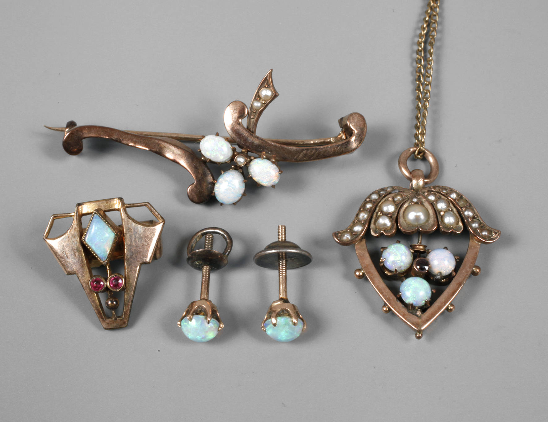 Posten Schmuck mit Opalen