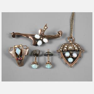 Posten Schmuck mit Opalen