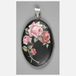 Medaillon mit Rosenmotiv