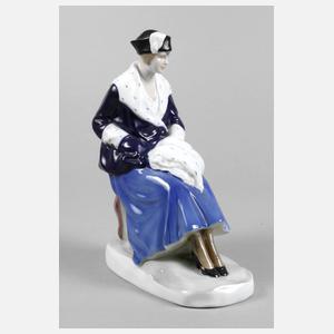 Fraureuth Dame mit Muff