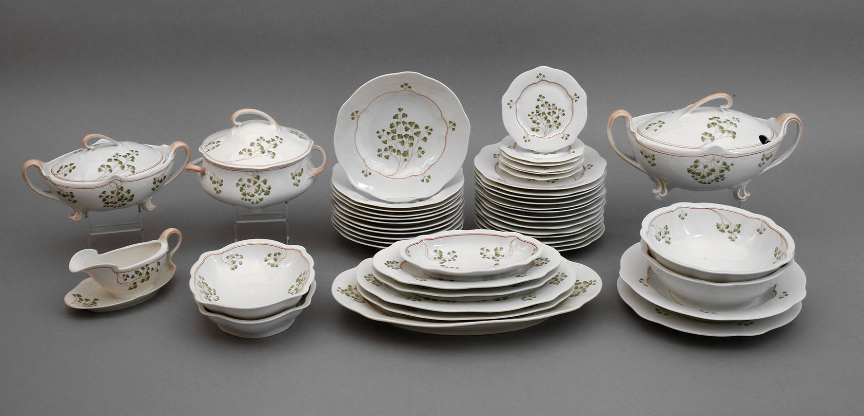 Nymphenburg großes Jugendstil Speiseservice