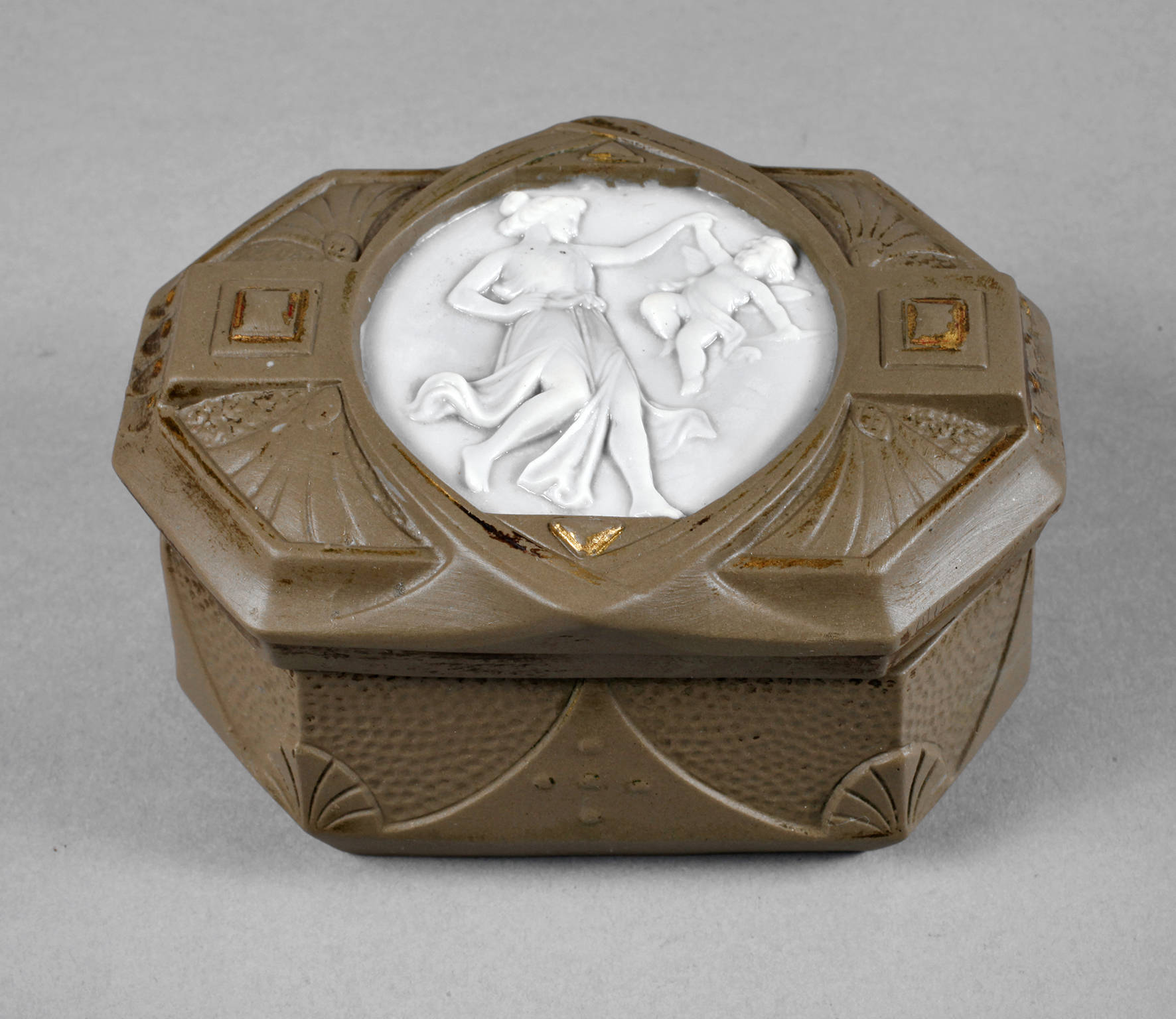 Rudolstadt Deckeldose Jugendstil