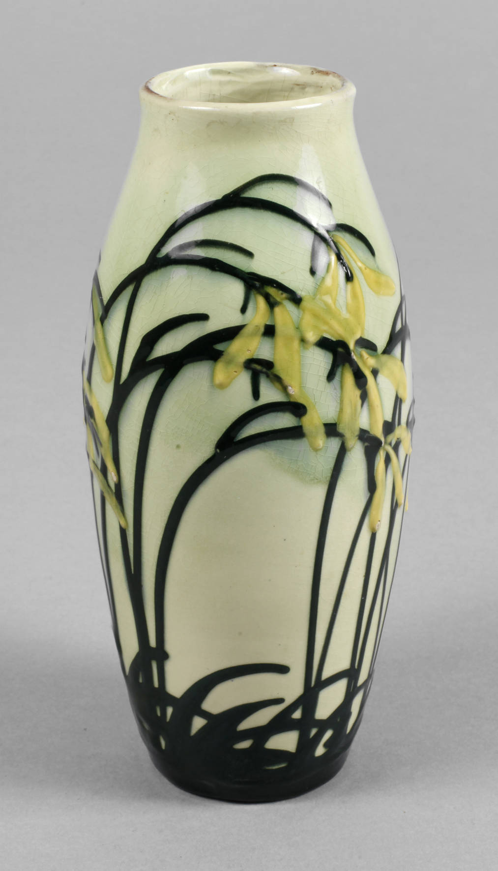 Max Laeuger Jugendstilvase Schlickermalerei