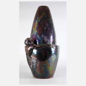 Übergroße Lüstervase