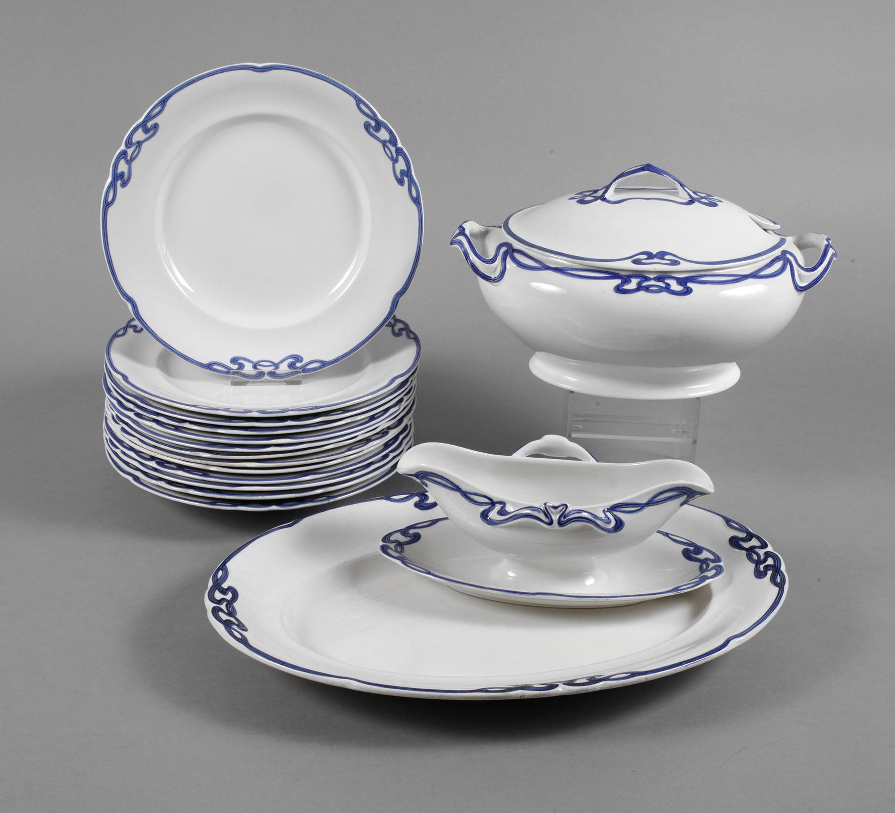 Villeroy & Boch Speiseservice Blaue Olga