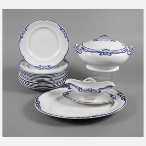 Villeroy & Boch Speiseservice Blaue Olga