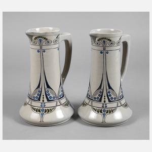 Zwei Jugendstilkannen Westerwald