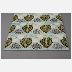 49 belgische Jugendstilfliesen