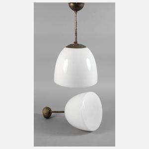Drei Deckenlampen Art deco