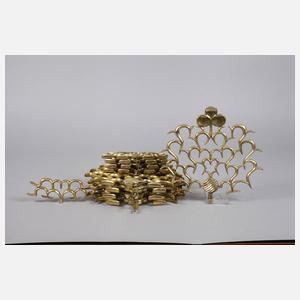 Großer Deckenleuchter Art deco