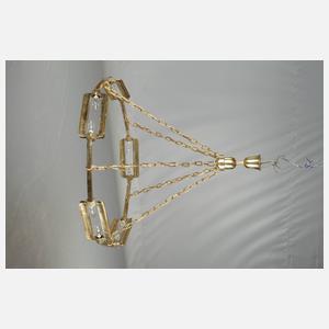 Großer Deckenleuchter Art deco