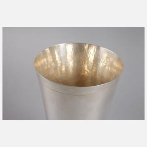 Bedeutende Silbervase Herbert Zeitner